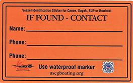 If Found Sticker old design